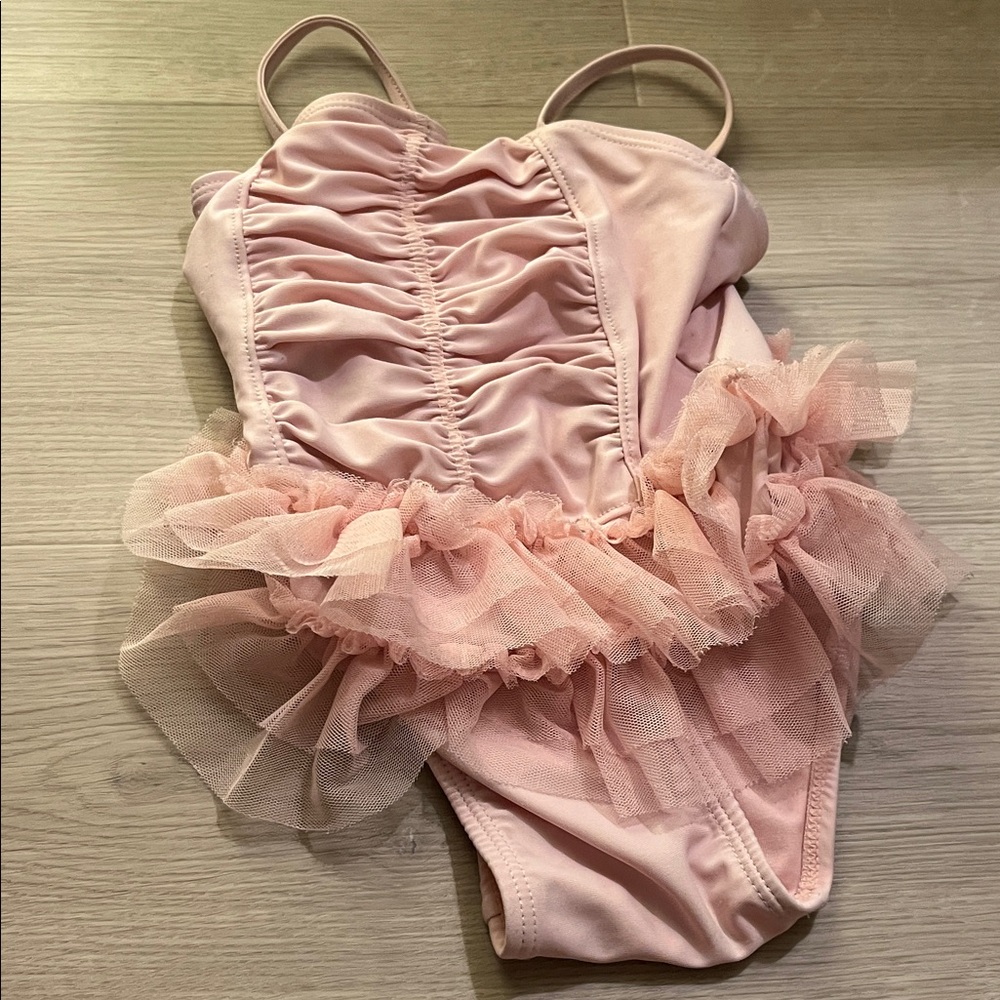 Old Navy Pink Baby tutu Swimsuit - 18/24